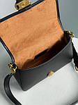 Жіноча сумка Coach Soft Tabby Calf Leather Shoulder Bag (чорна) крута сумочка KIS99204 топ, фото 8