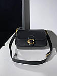 Жіноча сумка Coach Soft Tabby Calf Leather Shoulder Bag (чорна) крута сумочка KIS99204 топ, фото 9