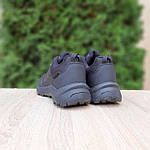 Чоловічі зимові кросівки Adidas (чорні) модні низькі кросівки 4089 Адідас топ, фото 3