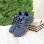 Чоловічі зимові кросівки Adidas (чорні) модні низькі кросівки 4089 Адідас топ, фото 6