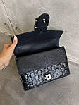 Жіноча сумка Gucci Horsebit (чорна) красива зручна сумочка Gi3806 топ, фото 10