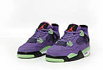 Чоловічі кросівки Nike Air Jordan 4 (сині) низькі повсякденні кроси 14519 Найк топ, фото 3