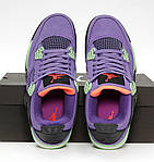 Чоловічі кросівки Nike Air Jordan 4 (сині) низькі повсякденні кроси 14519 Найк топ, фото 6