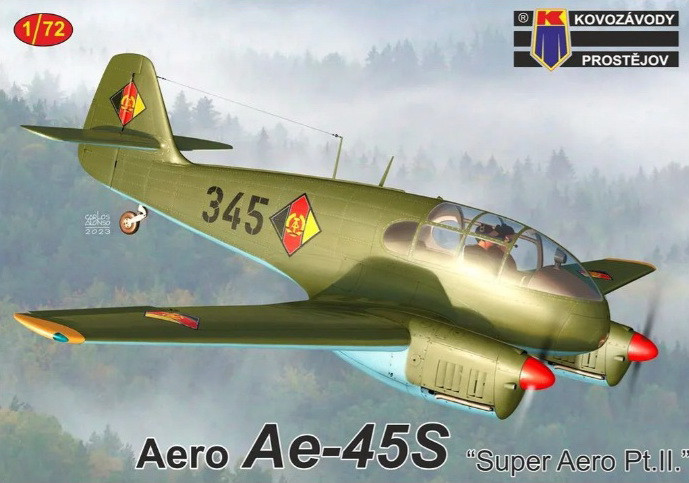 Пластикова модель Kovozavody Prostejov 0432 Aero Ae-45S "Super Aero Pt.II".