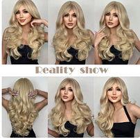 Перука без човника довге русяве волосся