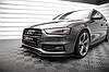 Сплітер Audi S4 B8/A4 S-line (12-16) тюнінг обвіс губа спідниця елерон (V4), фото 3
