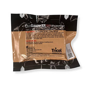 Гемостатичний бинт ChitoGauze XR PRO, Tricol (чорний)