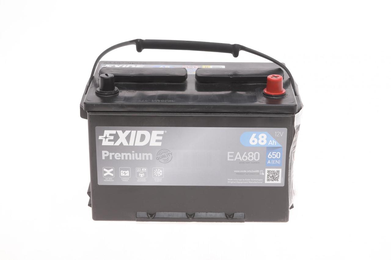 Акумулятор Exide Premium 68Ah 650A (0) R+