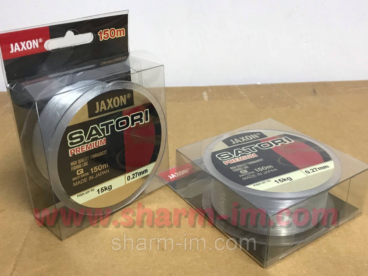 Волосінь Jaxon Satori Premium 0.27 мм/15 кг Прозора 150 м