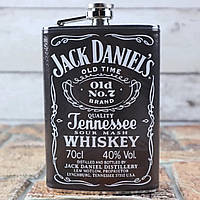 Дорожная фляга Jack Daniels подарок мужчине на Новый Год День Рожденья 14 октября Оригинальные фото