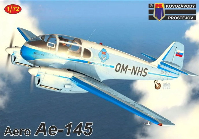 Пластикова модель 1/72 Kovozavody Prostejov 0433 Aero Ae-145