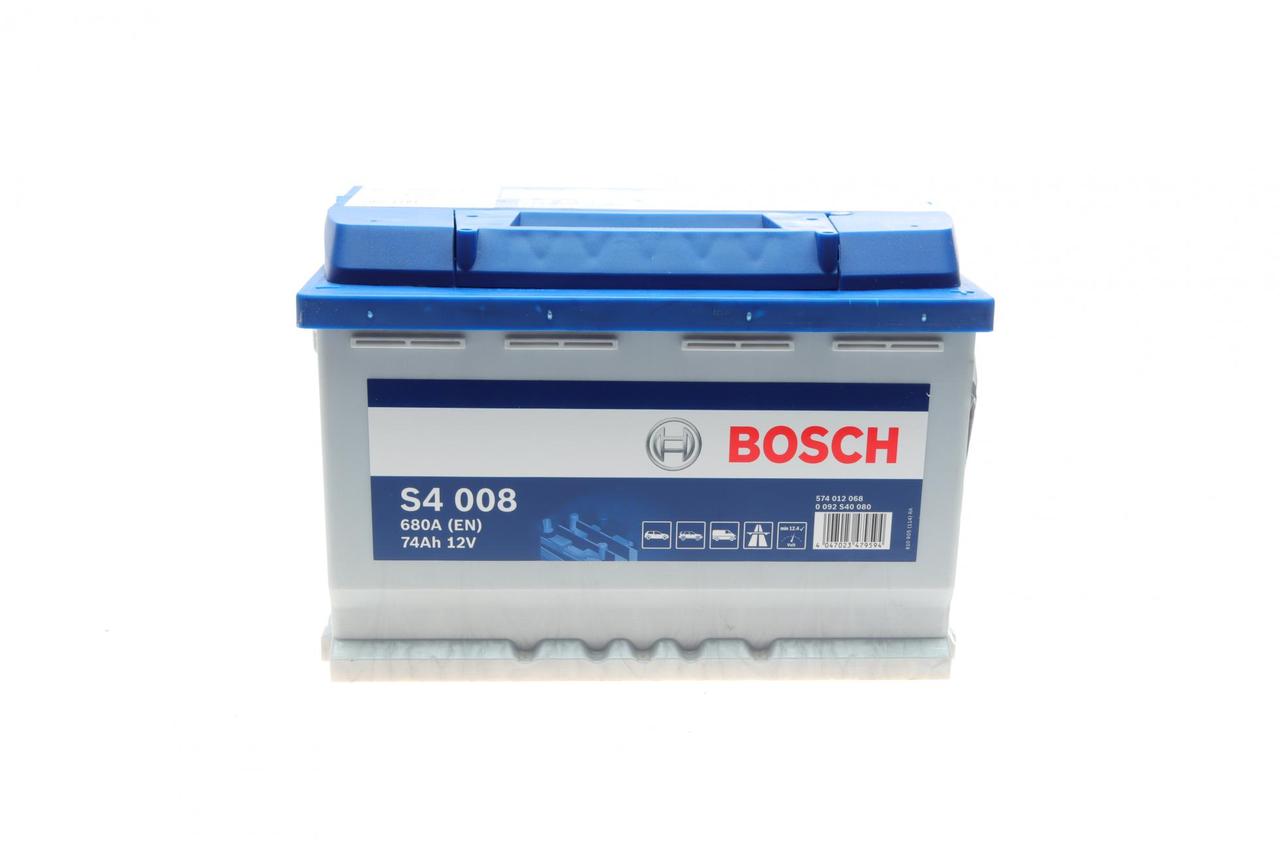 Акумулятор Bosch 74Ah 680A (0) R+, фото 1