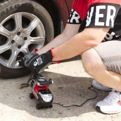 Компресор автомобільний 12 В. Один циліндр 30 мм INTERTOOL AC-0002