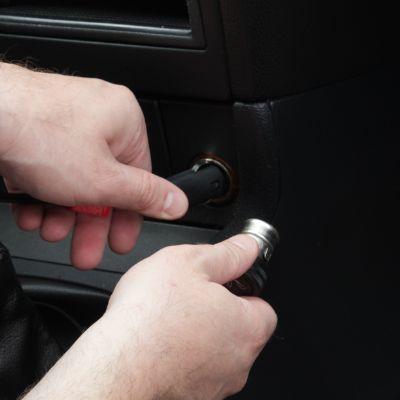 Компресор автомобільний 12 В. Один циліндр 30 мм INTERTOOL AC-0002