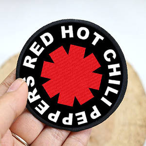 Нашивка на одяг Red Hot Chili Peppers "Лого" на клейовій основі