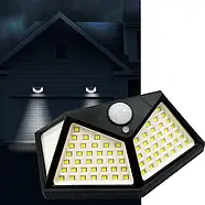Вуличний світильник на сонячній батареї із датчиком руху BL100SMD Автономний вуличний LED ліхтар, фото 3