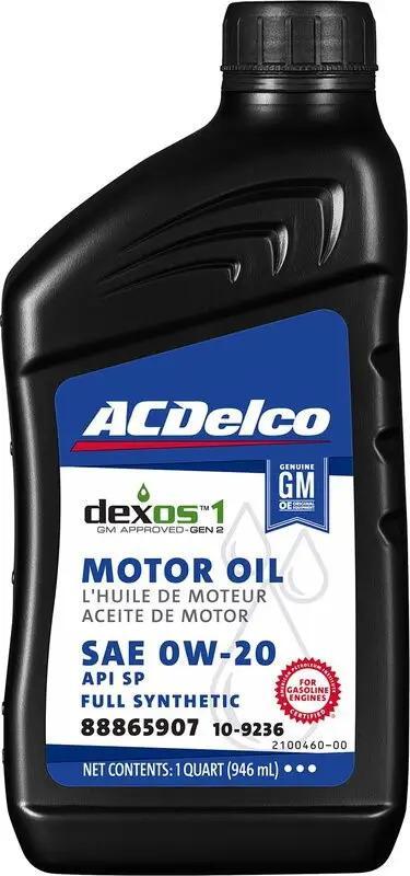 Моторна олива ACDelco Dexos1 Full Synthetic 0W-20 0.946л (10-9236) ly
