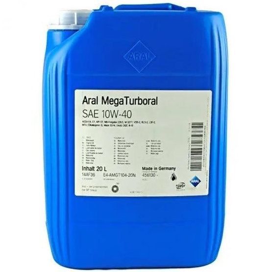Моторна олива Aral MegaTurboral LA 10W-40 20л (15BD3B) ly
