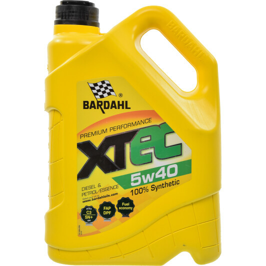 Моторна олива Bardahl XTEC 5W40 5л (36343) ly