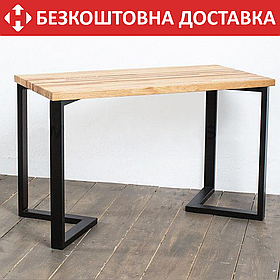 Опора ніжка для столу з металу 566×325mm, H=730mm (профільна труба: 60x20mm)