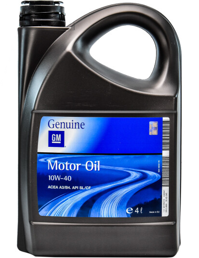 Моторна олива GM Motor Oil 10W-40 4л (93165215) ly