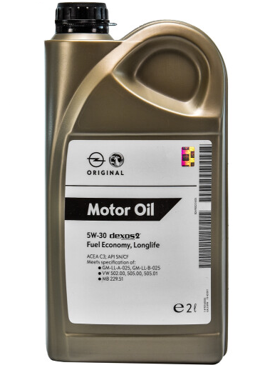Моторна олива GM Motor Oil Dexos2 5W-30 2л (93165555) ly