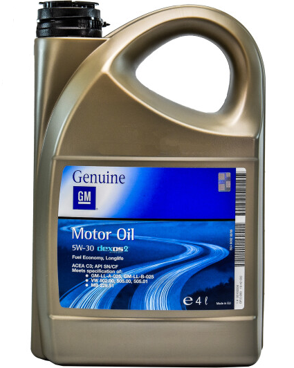 Моторна олива GM Motor Oil Dexos2 5W-30 4л (93165556) ly