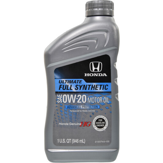 Моторна олива Honda HG Ultimate Synthetic 0W-20 0.946л (087989137) ly
