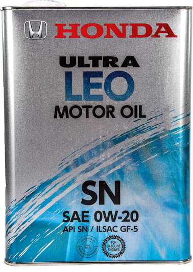 Моторна олива Honda Ultra LEO 0W-20 4л (0821799974) ly