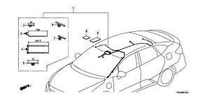 Проводка стелі Honda Clarity FCX (17-) 32155-TRV-A00, фото 4