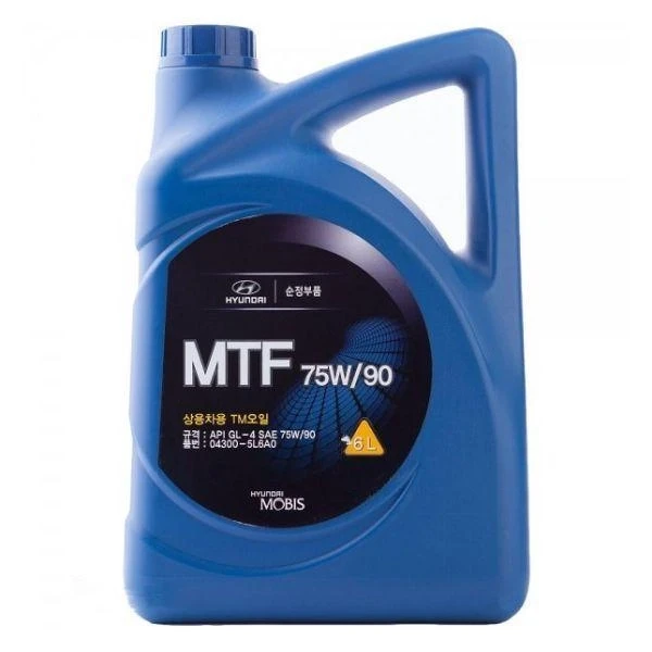 Трансмісійна олива Mobis Gear Oil 75W-90 GL-4 6л (043005L6A0) lly