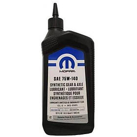 Трансмісійна олива Mopar Gear Oil 75W-140 GL-5 0.946л (68218657AB) ly