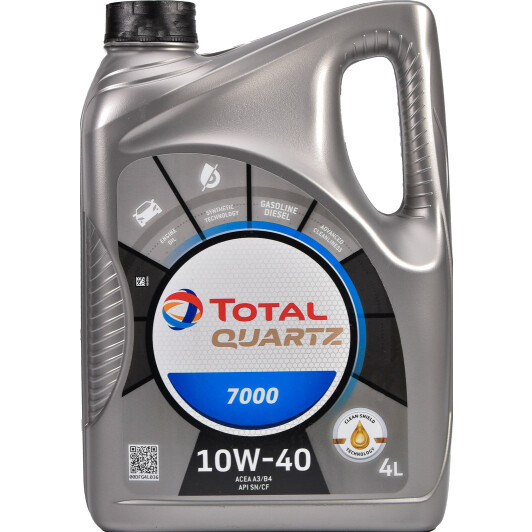 Моторна олива Total Quartz 7000 10W-40 4л (201523) ly