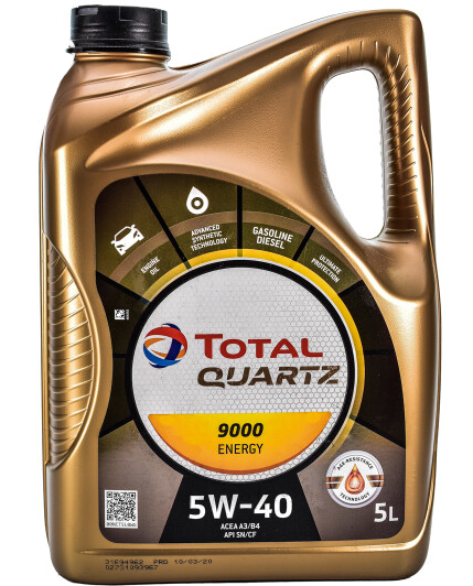 Моторна олива Total Quartz 9000 Energy 5W-40 5л (213697) ly