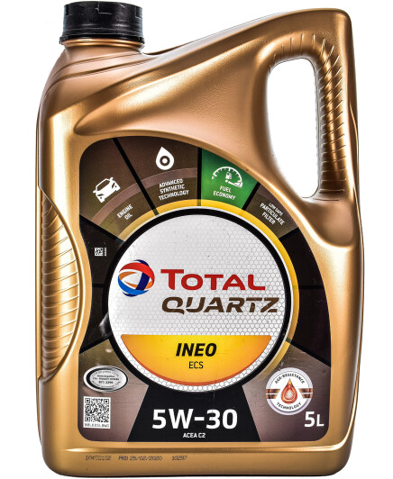 Моторна олива Total Quartz INEO ECS 5W-30 5л (213683) ly