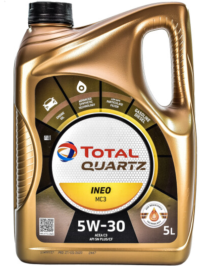 Моторна олива Total Quartz INEO MC3 5W-30 5л (213698) ly