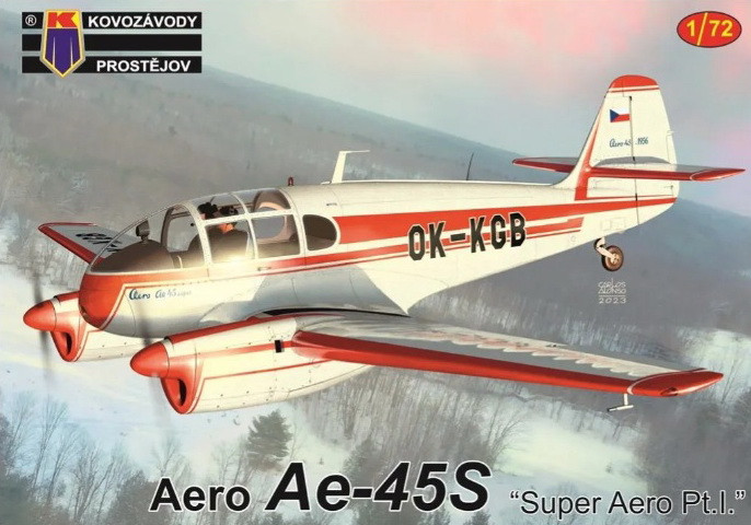 Пластикова модель 1/72 Kovozavody Prostejov 0431 Aero Ae-45S "Super Aero Pt.I".