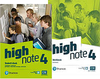 Комплект High Note 4 Student's Book with Active Book + Workbook (Учебник + тетрадь)