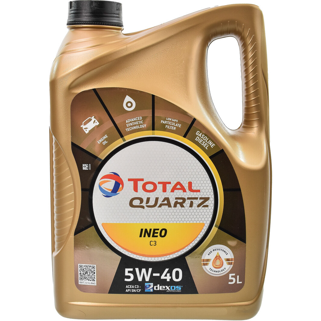 Моторна олива Total Quartz INEO C3 5W-40 5л (213103) ly