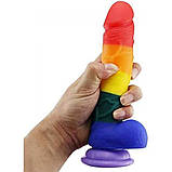 Фалоїмітатор на присоску Rainbow, фото 4