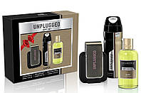 Набор для мужчин Unplugged Emper (туалетная вода, дезодорант, гель для душа) Эмпер