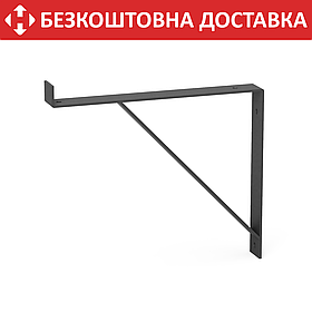 Кронштейн для полиці з металу 253×30mm, H=227mm