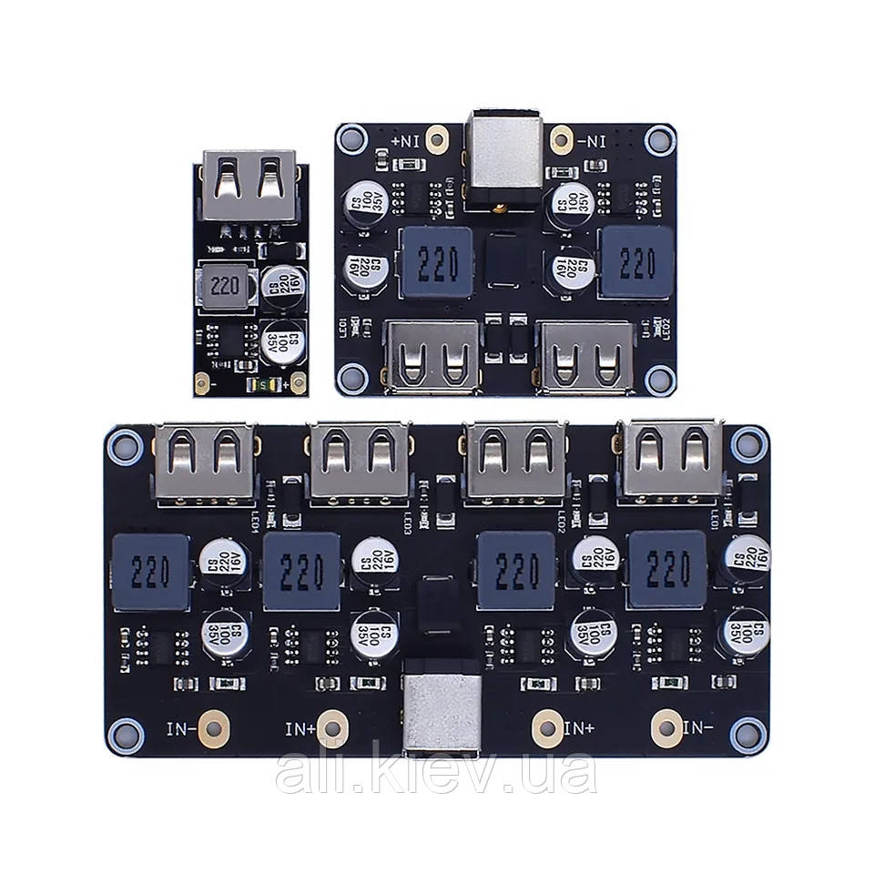 Зарядка швидка , понижаючий перетворювач DC 2xUSB із 6-32V 9 V 12 V 24 V 5 V