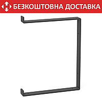 Кронштейн для полки из металла 262×30mm, H=340mm