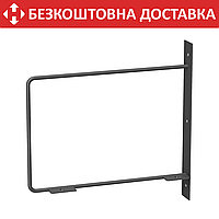 Кронштейн для полиці з металу 258×30mm, H=250mm