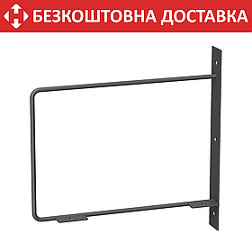 Кронштейн для полиці з металу 258×30mm, H=250mm