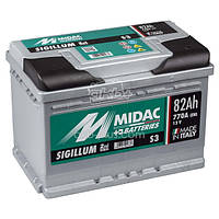 Аккумулятор 6СТ-82A MIDAC S3 Sigillum, 12V, 82Ah (-/+) евро Мидак Сигиллум, 12В, 82Ач, EN770А