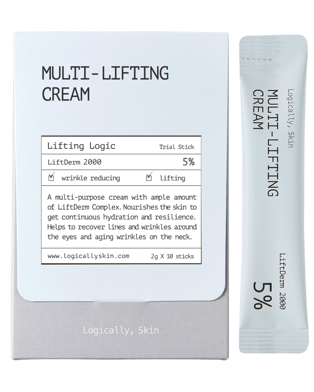 Мультиліфтинговий крем Logically, Skin Multi Lifting Cream 2 мл * 10 шт