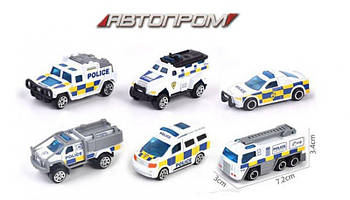 Іграшкова Машина металева АВТОПРОМ "Поліція" AP7499 G-Rich