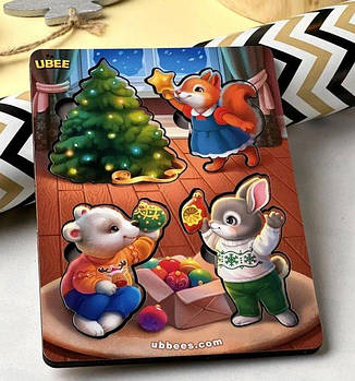 Новорічні вкладки "Ялинка" ПСД223 G-Rich